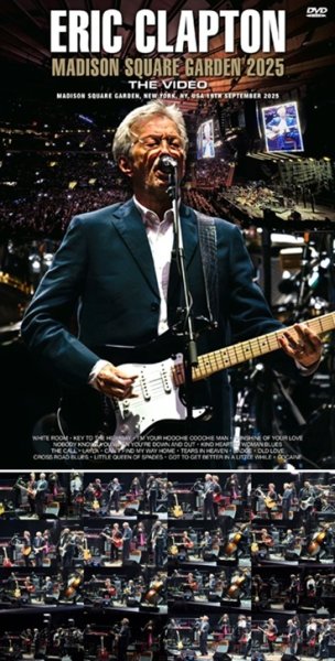 Photo1: ERIC CLAPTON - MADISON SQUARE GARDEN 2025 THE VIDEO DVDR [Uxbridge 2646] (1)