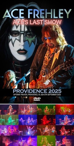 Photo1: ACE FREHLEY - ACE'S LAST SHOW PROVIDENCE 2025 DVDR [Shades 2478] (1)