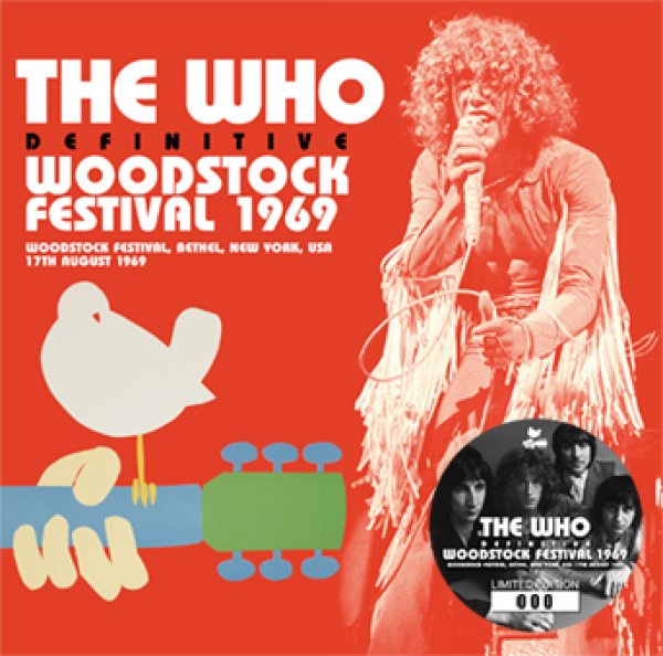 Photo1: THE WHO - DEFINITIVE WOODSTOCK FESTIVAL 1969 CD plus Bonus DVDR "WOODSTOCK 1969" (1)