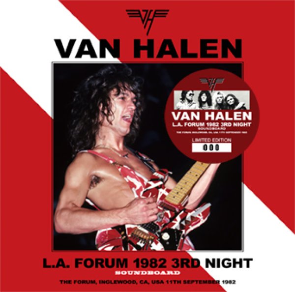 Photo1: VAN HALEN - L.A. FORUM 1982 3RD NIGHT SOUNDBOARD 2CD [ZODIAC 803] (1)