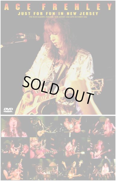 Photo1: ACE FREHLEY - JUST FOR FUN IN NEW JERSEY DVDR [Shades 2477] ★★★STOCK ITEM / HOT WINTER SALE★★★ (1)