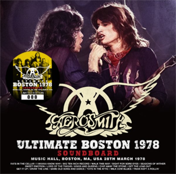 Photo1: AEROSMITH - ULTIMATE BOSTON 1978 SOUNDBOARD CD [ZODIAC 811] (1)