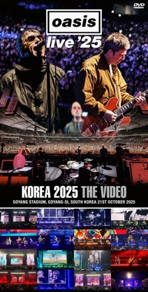 Photo1: OASIS - KOREA 2025: THE VIDEO DVDR [Uxbridge 2652] (1)