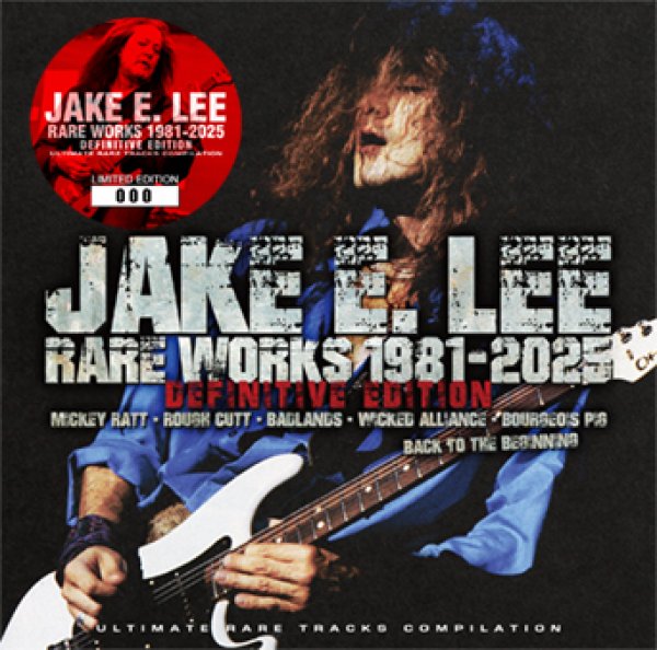 Photo1: JAKE E. LEE - RARE WORKS 1981-2025 DEFINITIVE EDITION CD [ZODIAC 810] (1)