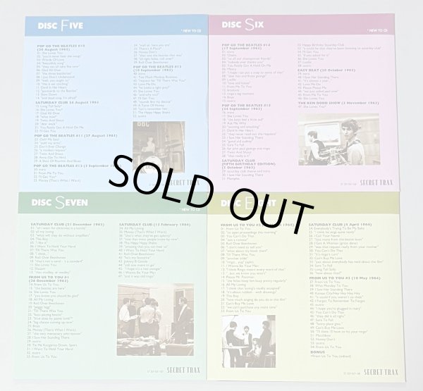 Photo8: THE BEATLES - THE ULTIMATE BBC SESSIONS 1962-1966 10CD BOX SET [SECRET TRAX] ★★★STOCK ITEM / OUT OF PRINT★★★  (8)