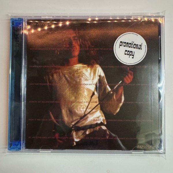 Photo1: LED ZEPPELIN - EXPLOSION 2CD PROMOTIONAL COPY [FLAGGE LABEL] ★★★STOCK ITEM / OUT OF PRINT / MEGA RARE★★★ (1)