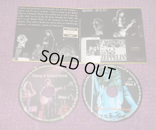 Photo3: LED ZEPPELIN - TAKING A SPIKED DRINK 2CD JACKET B  ROBERT PLANT LIMITED 73 COPIES ONLY!!! [TARANTURA] ★★★STOCK ITEM / OUT OF PRINT / VERY RARE★★★ (3)