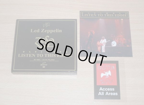 Photo8: LED ZEPPELIN -  LISTEN TO THIS EDDIE 4DVD AUDIO HI RES STEREO & 5.1 JIMMY PAGE TAPE  [EMPRESS VALLEY] ★★★STOCK ITEM / OUT OF PRINT★★★ (8)