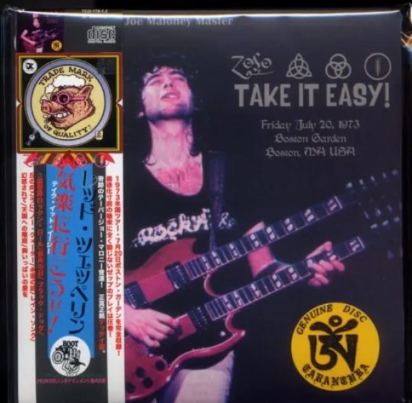 Photo4: LED ZEPPELIN - TAKE IT EASY! 2CD LIMITED 100 COPIES ONLY!!! [TARANTURA] ★★★STOCK ITEM / RARE OUT OF PRINT / LIMITED 100★★★ (4)