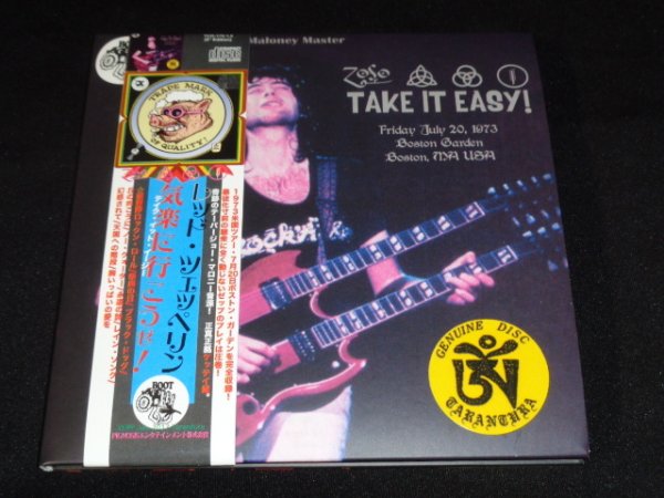 Photo1: LED ZEPPELIN - TAKE IT EASY! 2CD LIMITED 100 COPIES ONLY!!! [TARANTURA] ★★★STOCK ITEM / RARE OUT OF PRINT / LIMITED 100★★★ (1)