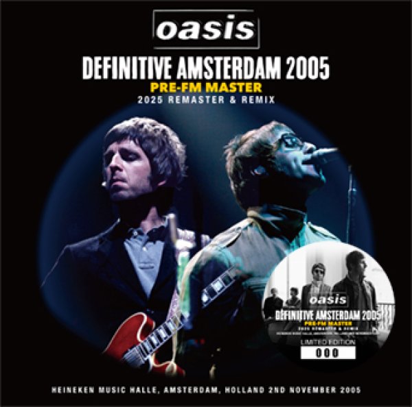 Photo1: OASIS - DEFINITIVE AMSTERDAM 2005 PRE-FM MASTER: 2025 REMASTER & REMIX 2CD [Wardour-695] (1)