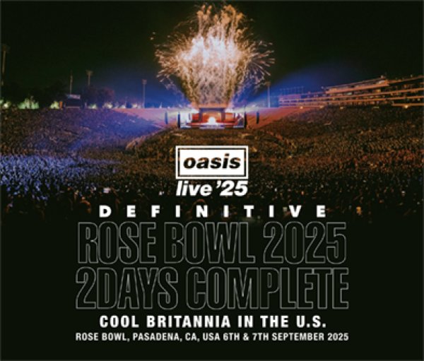 Photo1: OASIS - DEFINITIVE ROSE BOWL 2025 2 DAYS COMPLETE: COOL BRITANNIA IN THE U.S. 4CD [Wardour-694] (1)