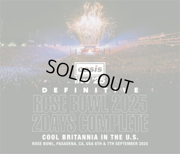 Photo1: OASIS - DEFINITIVE ROSE BOWL 2025 2 DAYS COMPLETE: COOL BRITANNIA IN THE U.S. 4CD [Wardour-694] ★★★STOCK ITEM / HOT WINTER SALE★★★ (1)