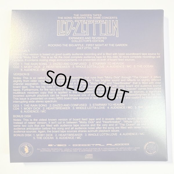 Photo5: LED ZEPPELIN - THE GARDEN TAPES 18CD BOX SET WITH OBI [EMPRESS VALLEY] ★★★STOCK ITEM / OUT OF PRINT / VERY RARE★★★   (5)