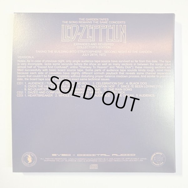 Photo6: LED ZEPPELIN - THE GARDEN TAPES 18CD BOX SET WITH OBI [EMPRESS VALLEY] ★★★STOCK ITEM / OUT OF PRINT / VERY RARE★★★   (6)