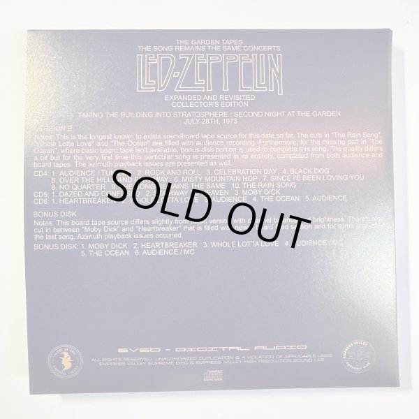 Photo7: LED ZEPPELIN - THE GARDEN TAPES 18CD BOX SET WITH OBI [EMPRESS VALLEY] ★★★STOCK ITEM / OUT OF PRINT / VERY RARE★★★   (7)