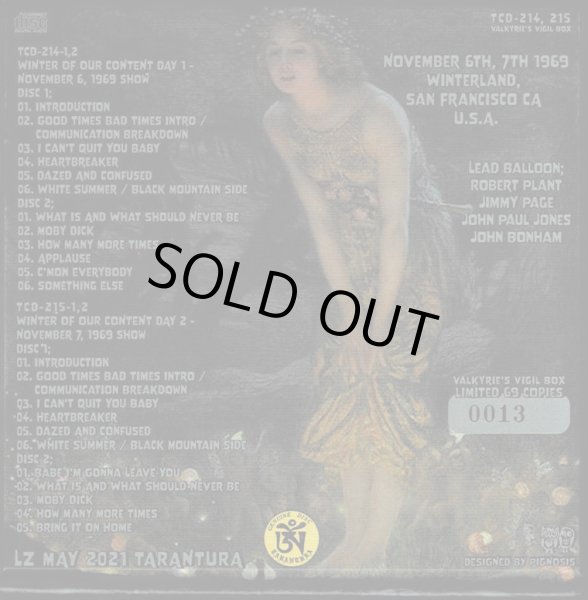 Photo2: LED ZEPPELIN - STAND UP, SIT DOWN UP THERE SETTLE DOWN 4CD Valkyrie BOX LIMITED 69 COPIES ONLY [TARANTURA] ★★★STOCK ITEM / OUT OF PRINT / VERY RARE★★★ (2)