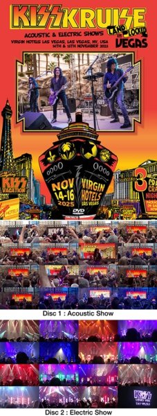 Photo1: KISS - KRUISE LAND-LOCKED IN VEGAS 2DVDR [Shades 2507] (1)