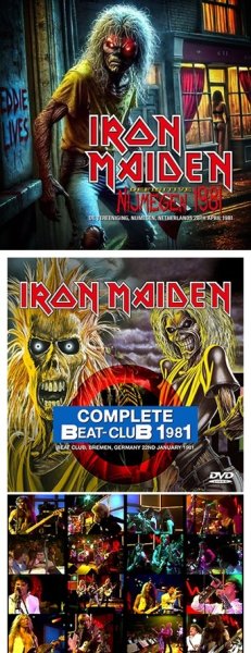 Photo3: IRON MAIDEN - DEFINITIVE NIJMEGEN 1981 CD with New Artworks plus Bonus DVDR "COMPLETE BEAT-CLUB 1981"* [ZODIAC 756]  (3)