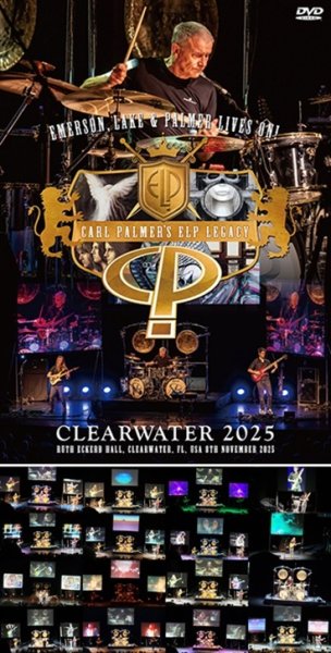 Photo1: CARL PALMER'S ELP LEGACY - CLEARWATER 2025 DVDR [Amity 840] (1)