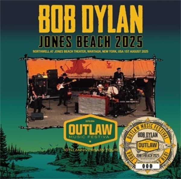 Photo1: BOB DYLAN - JONES BEACH 2025 CD [ZION-286] (1)