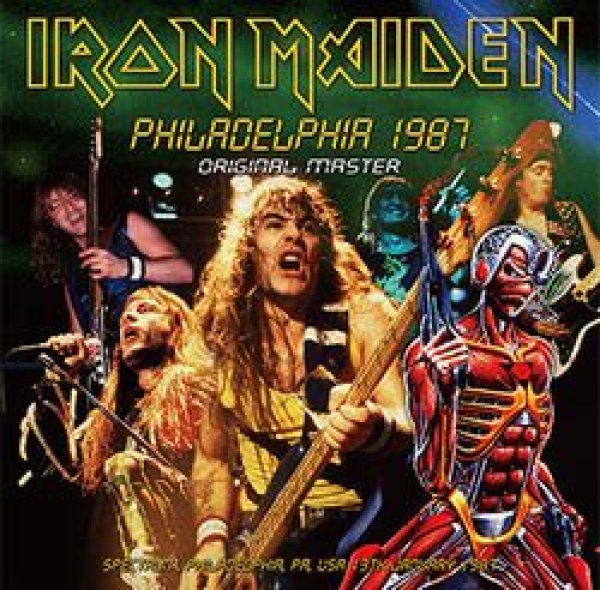 Photo1: IRON MAIDEN - PHILADELPHIA 1987: ORIGINAL MASTER 2CD plus Bonus DVDR "CAUGHT SOMEWHERE IN PHILADELPHIA"  [ZODIAC 392] (1)