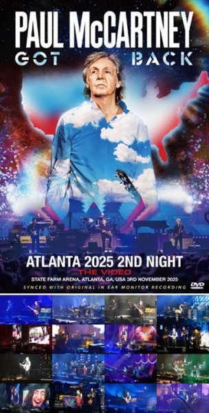 Photo1: PAUL McCARTNEY - ATLANTA 2025 2ND NIGHT: THE VIDEO 2DVDR [Uxbridge 2677] (1)