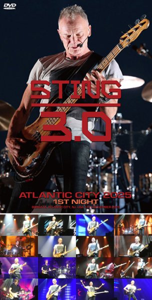 Photo1: STING - ATLANTIC CITY 2025 1ST NIGHT DVDR [Uxbridge 2675] (1)