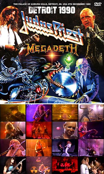 Photo1: JUDAS PRIEST / MEGADETH - DETROIT 1990 2DVDR [Shades 1182] (1)