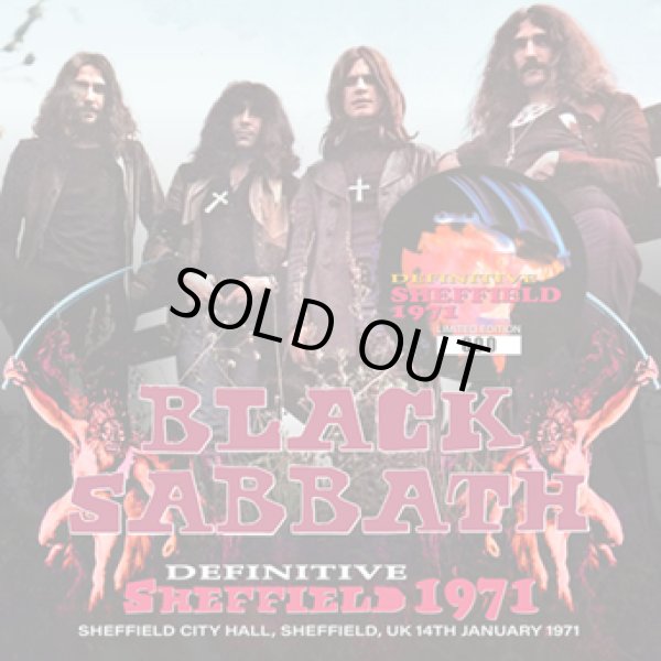 Photo1: BLACK SABBATH - DEFINITIVE SHEFFIELD 1971 CD [ZODIAC 818] ★★★STOCK ITEM / HOT WINTER SALE★★★ (1)