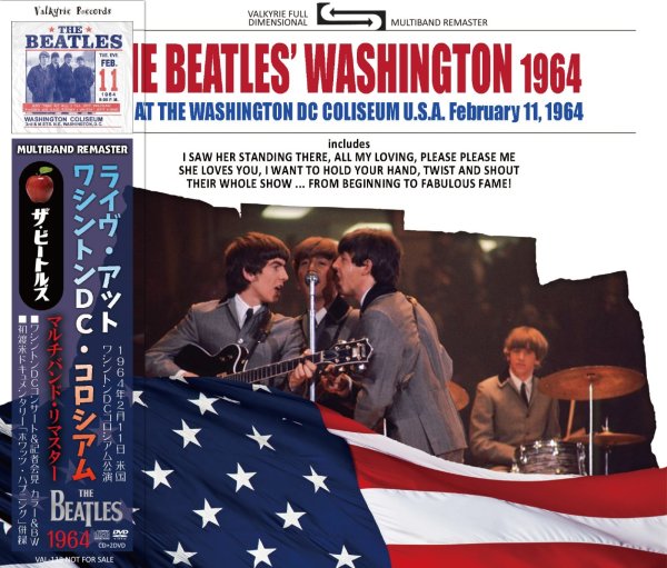 Photo1: THE BEATLES - 1964 THE BEATLES’ WASHINGTON CD + 2DVD [VALKYRIE RECORDS] (1)