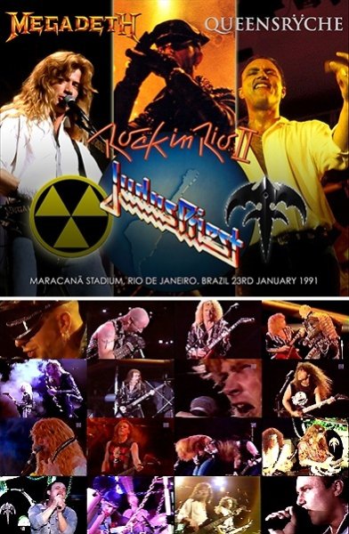 Photo1: JUDAS PRIEST / MEGADETH / QUEENSRYCHE - ROCK IN RIO II 3DVDR (1)