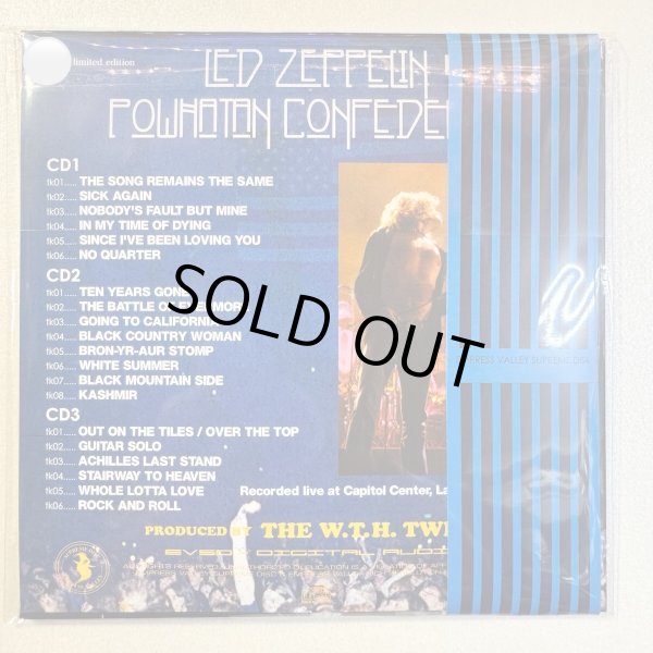 Photo2: LED ZEPPELIN - POWHATAN CONFEDERACY 3CD LIMITED 5O COPIES ONLY! [EMPRESS VALLEY] PRO USE ONLY (2)