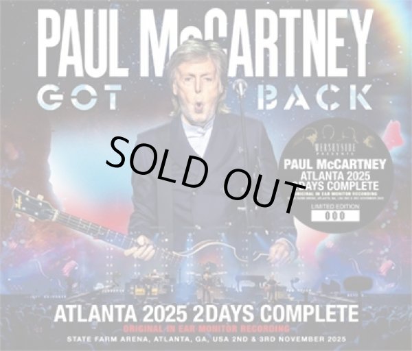 Photo1: PAUL McCARTNEY - ATLANTA 2025 2 DAYS COMPLETE: ORIGINAL IN EAR MONITOR RECORDING 5CD [Merseyside 021] ★★★STOCK ITEM / HOT WINTER SALE★★★ (1)