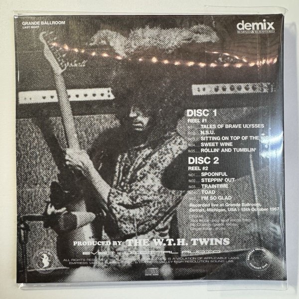 Photo4: CREAM - SUN VANISHES DEMIX + REMASTERE 4CD BOX SET [EMPRESS VALLEY] (4)