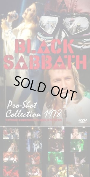 Photo1: BLACK SABBATH - PRO-SHOT COLLECTION 1978 DVDR [Shades 2512] ★★★STOCK ITEM / HOT SPRING SALE★★★ (1)