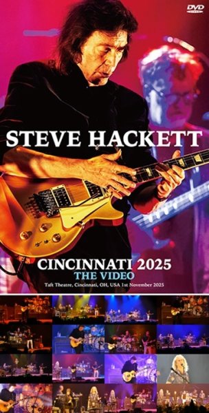 Photo1: STEVE HACKETT - CINCINNATI 2025 THE VIDEO 2DVDR [Amity 842] (1)
