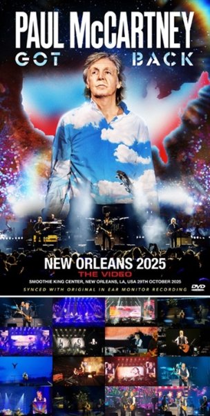 Photo1: PAUL McCARTNEY - NEW ORLEANS 2025 THE VIDEO DVDR [Uxbridge 2681] (1)