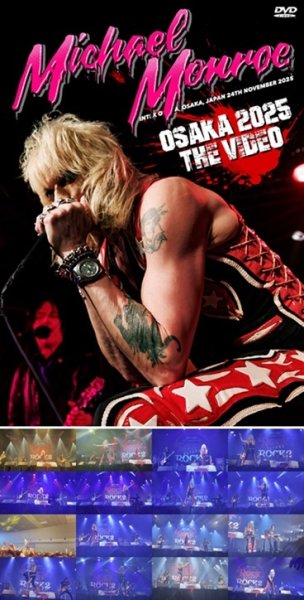 Photo1: MICHAEL MONROE - OSAKA 2025 THE VIDEO DVDR [Shades 2513] (1)