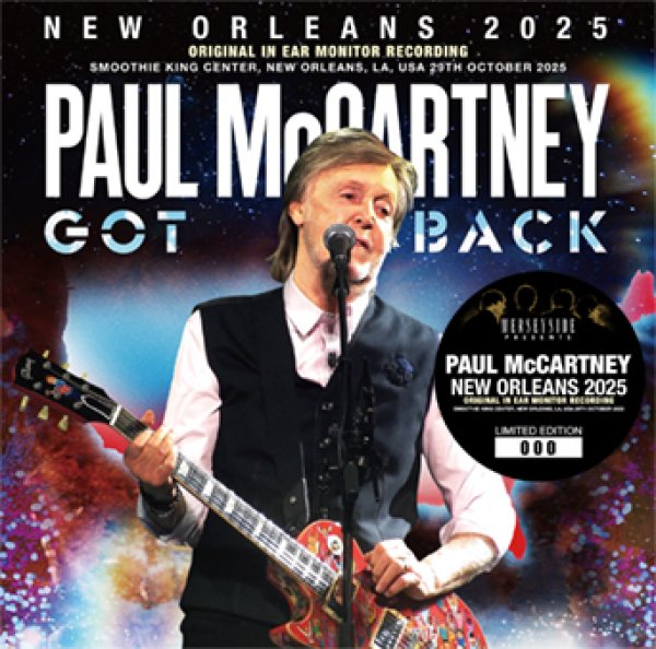 Photo1: PAUL McCARTNEY - NEW ORLEANS 2025: ORIGINAL IN EAR MONITOR RECORDING 2CD [Merseyside 022] (1)