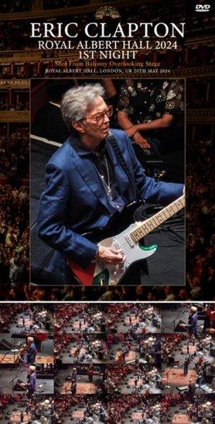 Photo1: ERIC CLAPTON - ROYAL ALBERT HALL 2024 1ST NIGHT: SHOT FROM BALCONY OVERLOOKING STAGE DVDR [Uxbridge 2624] (1)