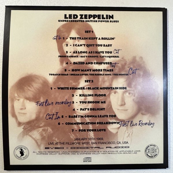 Photo4: LED ZEPPELIN - UNPRECEDENTED BRITISH POWER BLUES 2CD [EMPRESS VALLEY]  (4)