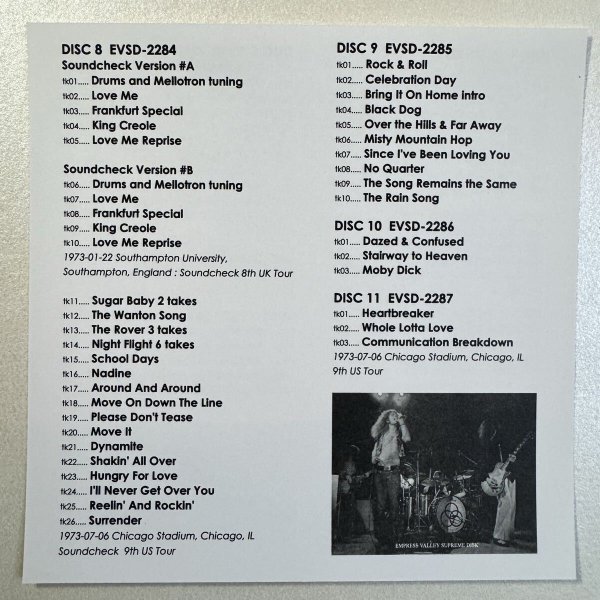 Photo10: LED ZEPPELIN - THE WIZARD - Master of Sonic Archemy - 11CD + BONUS CDR SOUNDBOARD COLLECTION [EMPRESS VALLEY]  (10)