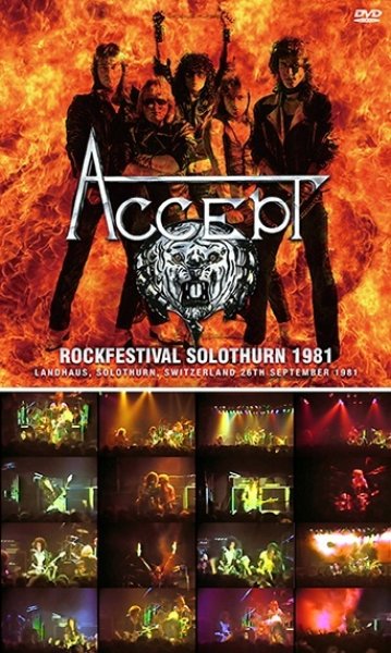 Photo1: ACCEPT - ROCKFESTIVAL SOLOTHURN 1981 DVDR [Shades 2521]  (1)