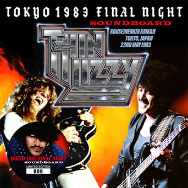 Photo1: THIN LIZZY - TOKYO 1983 FINAL NIGHT SOUNDBOARD CD [ZODIAC 823]  (1)