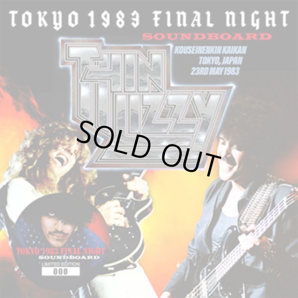 Photo1: THIN LIZZY - TOKYO 1983 FINAL NIGHT SOUNDBOARD CD [ZODIAC 823]  ★★★STOCK ITEM / OUT OF PRINT / HOT WINTER SALE★★★ (1)