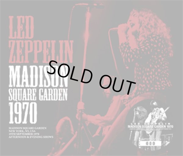 Photo1: LED ZEPPELIN - MADISON SQUARE GARDEN 1970 4CD ★★★STOCK ITEM / HOT WINTER SALE★★★ (1)