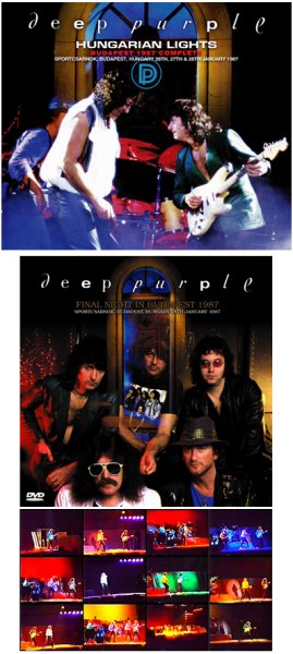 Photo1: DEEP PURPLE - HUNGARIAN LIGHTS 6CDR + Bonus DVDR "FINAL NIGHT IN BUDAPEST 1987" [Shades 456] (1)
