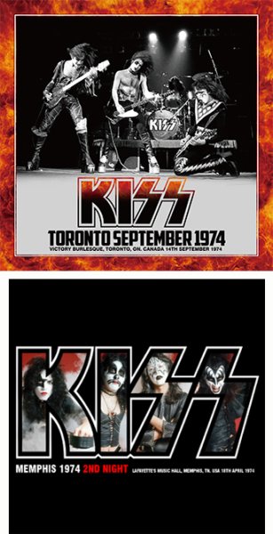 Photo1: KISS - TORONTO SEPTEMBER 1974 CD + Ltd Bonus CDR "MEMPHIS 1974 2ND NIGHT" [ZODIAC 301] (1)