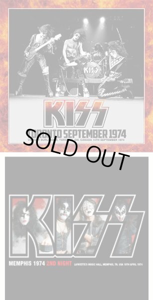 Photo1: KISS - TORONTO SEPTEMBER 1974 CD + Ltd Bonus CDR "MEMPHIS 1974 2ND NIGHT" [ZODIAC 301] ★★★STOCK ITEM / HOT SUMMER SALE★★★ (1)